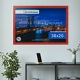 thumbnail image 4 of ArtToFrames 38x26 Inch - 97x66 CM Red Puzzle Frame for 2000 piece Puzzles.1.50 Inch Custom Wood Puzzle Frames, Red - Comes with Economy Acrylic, 4 of 6