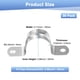thumbnail image 3 of Uxcell 30-Pack Abrazaderas de Conducto, 1" Abrazadera de Tubería Rígida de Acero Inoxidable 304 M25 para Fontanería, 3 of 7