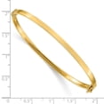 thumbnail image 4 of Auriga Fine Jewelry 10K Yellow Gold Polished Hinged Bangle Bracelet 7" for Women, 4 of 6