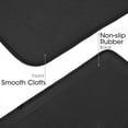 thumbnail image 3 of Graflsoa Extended Gaming Mouse Pad with Non-Slip Base, Waterproof Desk Mat for Office & Play, 900x400mm, Black Rubber & Cloth Design, 3 of 6