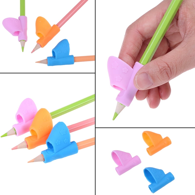 3PCS/set children pencil holder pen writing aid grip posture correction tool HI 