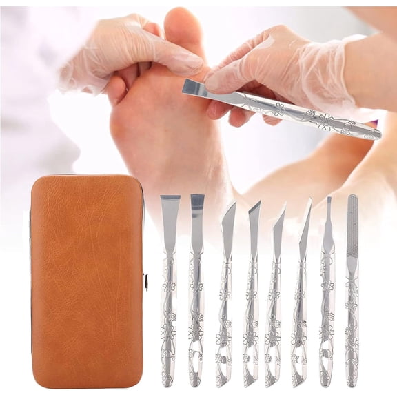 Pedicure Tools Set Manicure Knife Kit Stainless Steel Toe Pedicure Knife Nail Clipper Feet Scraper Dead Skin Remove