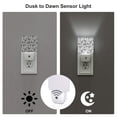thumbnail image 2 of KLL Black Footprints for Night Lights,Auto Sensor Night Lamp Plug in Night Light with Dusk-to-Dawn Light Sensor LED Nightlightfor Adults & Kids Room/Bedroom/Hallway, 2 of 7