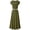 Army Green, variant on Summer Outfits For Women Two Piece Sets Casual Crew Neck Short Sleeve Cropped Spring Tops Midi Skirt Lounge Set