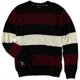 thumbnail image 1 of LRG suéter de punto con bloques de color para hombre, negro, grande, 1 of 1