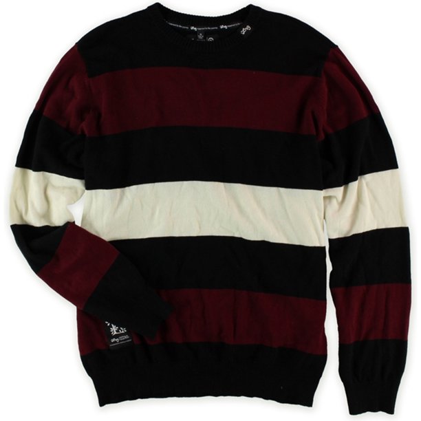 LRG suéter de punto con bloques de color para hombre, negro, grande