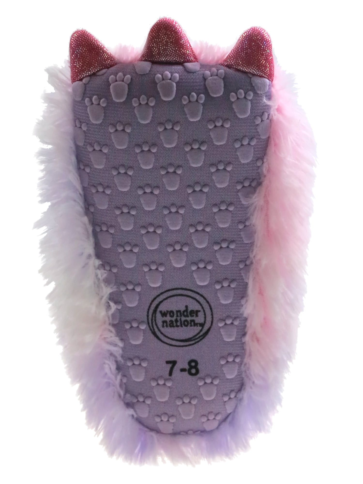 Wonder Nation Baby & Toddler Girls Monster Claw Boot Slippers