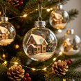 thumbnail image 3 of 1pc Clear Plastic Christmas Story Ball Ornament, Old Fashioned Scene Pendant for Tree Hanging Decor, Holiday Decor 3in, 3 of 7