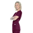 thumbnail image 3 of Landau Women's Scrub Zone Modern Tailored Fit Breathable Fade Resistant 2 Pockets Pull Over Tunic Scrub, Style 70228, 3 of 7