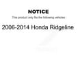thumbnail image 2 of Transit Auto Kit de Rotors de Frein à Disque Enduits et Plaquettes Semi-Métalliques pour Voiture 2006-2014 Honda Ridgeline KGF-101416, 2 of 11