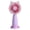 Purple, variant on Portable Handheld Mini Fan, High Velocity Personal Fan USB Rechargeable, Mini Fan with Lanyard for Makeup, Travel, Outdoor Fan for Women Gift(Purple)