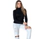 thumbnail image 1 of Blusa Mujer Manga Larga Cuello Alto Tricot Sweater Cacharrel Basic Elastano Deng Xun unisex, 1 of 2