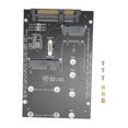 thumbnail image 2 of Adaptador SATA, convertidor M.2 a SATA Tarjeta adaptadora de disco duro SATA Tarjeta adaptadora de disco duro MSATA Creado con maestría, 2 of 9