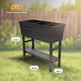 thumbnail image 2 of Polymer Outdoor Products 14.5" L x 32.25" W x 31.12" H Raised Garden Bed, 2 of 7