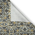 thumbnail image 5 of Ambesonne Turkish Pattern Grommet Curtain, Curly Detailed Form, 50" x 96", Earth Yellow Slate Blue, 5 of 6