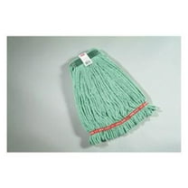 Rubbermaid Commercial Products RC  Web Foot Shrinkless Wet Mop - Green - Medium