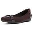 thumbnail image 1 of Bailarina Anne Klein Umeko Espresso Stretch 9 M, 1 of 7