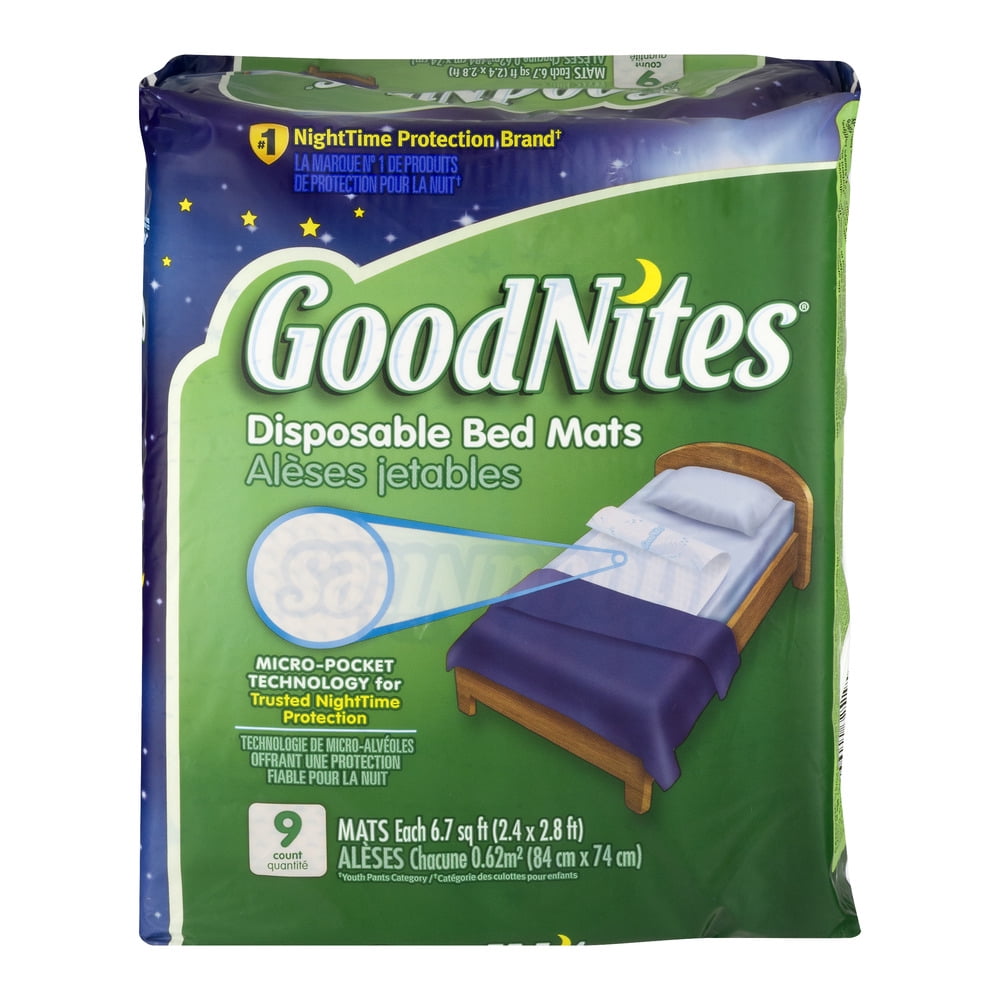 Goodnites Disposable Bed Mats 9 Ct Walmart Com F139d578 C4bc 4a9b Afd8 66bc81614310 1.0b51ae9bb591855d605e90ec763d2ea8