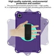 thumbnail image 5 of Dteck Case for Samsung Galaxy Tab A 8.0-inch T290 T295 (2019 Released) ,Shockproof Rubber Hybrid EVA Protection Hand /Shoulder Strap Hard Kickstand Back Cover,Purple+Mint, 5 of 6
