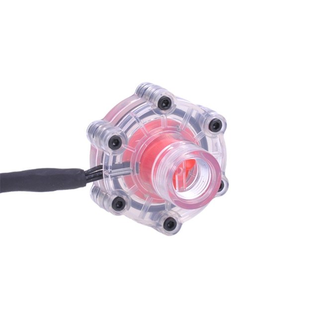 Alphacool 17176 Flow Indicator G1/4 with RPM Signal - Plexi Water Cooling Monitoring