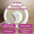thumbnail image 6 of Garden of Life Grass Fed Collagen Beauty, 11g Collagen with Biotin & Silica, Strawberry Lemonade Powder, 6 of 10