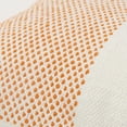 thumbnail image 5 of Rizzy Home Natural/Orange 14"X20" Color Block Stripe Woven Poly Filled Throw Pillow, 5 of 5