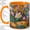 Orange, variant on Sleeping Orange Cat Accent Mug, 11oz Ceramic Coffee Cup for Cat Lovers