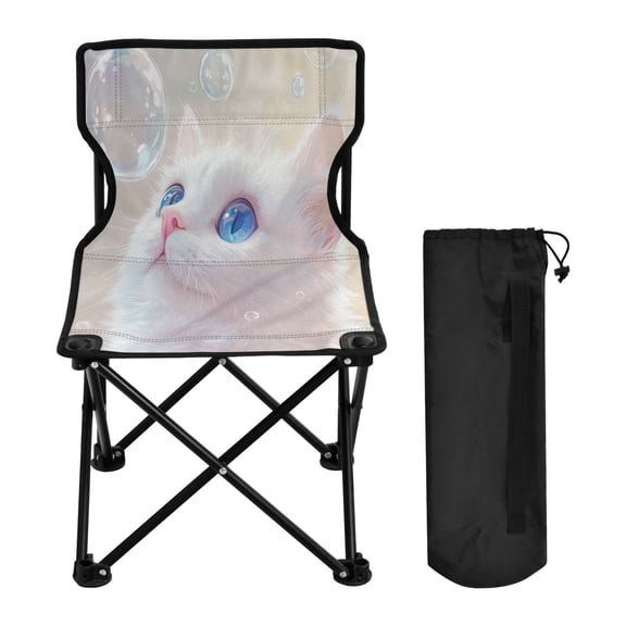 BZSMCE Camping Chairs Modern Whimsical Wonder Pattern Folding chair