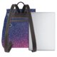 thumbnail image 3 of Disketp Violet Glitter Mochila de Cuero para Mujer, Bolso de Espalda Antirrobo con Estilo para Viaje, Trabajo y Uso Diario, 3 of 4