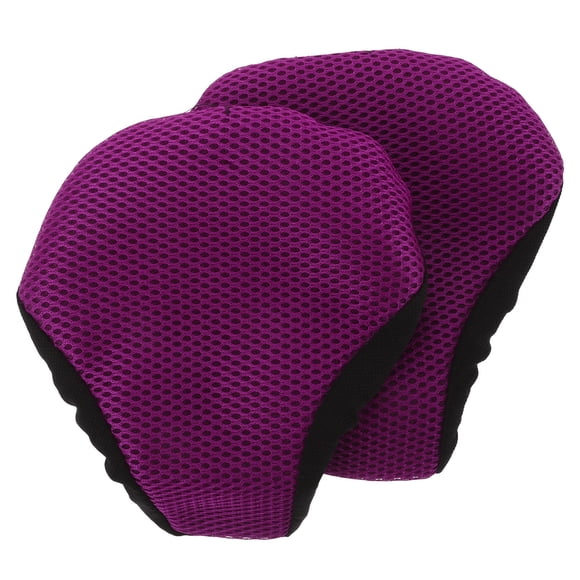 OUNONA 2Set Bike Seat Protector Purple Cloth Breathable for Outdoor Cycling Use