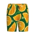 thumbnail image 4 of Easygdp Orange Men's Short Pajama Pants, Sleep Shorts, Household Pants, Casual Pants with Pockets - Medium, 4 of 9