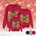 thumbnail image 5 of SUYIDA Christmas Sweatshirts Family Set : Crewneck Casual Shirts Xmas Pullover Top Fall Winter Clothes,Men,L, 5 of 5