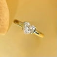 thumbnail image 4 of K-KED Round Cubic Zircon Women Wedding Delicate Jewelry Gorgeous Golden Plated Ring Sz 6-10-8, 4 of 5