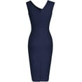 thumbnail image 2 of Haute Edition Women's Retro Sleeveless Bodycon Dress, 2 of 3