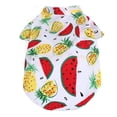 thumbnail image 1 of COUTUDI Hawaiian Dog Shirts Aloha Dog Shirt Pet Summer Cool Summer Flower Pineapple Shirt for Small to Medium Puppy Dog Cat, 1 of 3