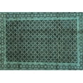 thumbnail image 1 of Ahgly Company Indoor Rectangle Southwestern Light Blue Country Area Rugs, 6' x 9', 1 of 4