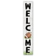 thumbnail image 2 of My Word! Welcome Football Porch Board Welcome Sign & Porch Leaner for Front Porch Deck Patio or Wall - Indoor Outdoor Farmhouse Rustic Vertical Home Decor 8"x46.5", 2 of 5