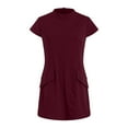 thumbnail image 5 of GEWSEY Women's Casual T Shirt Dress Summer Short Sleeve Swing Dresses with Pockets (, XL), 5 of 6