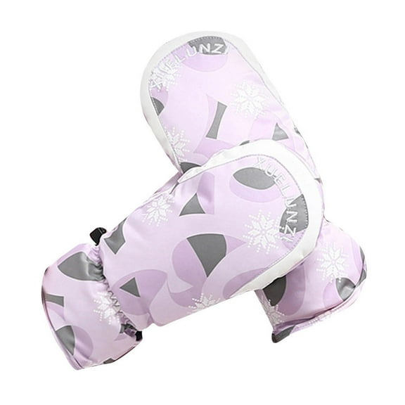 Aooww Snow Gloves for Women - Waterproof Touchscreen Winter Warm Ski and Snowboarding Gloves, Purple