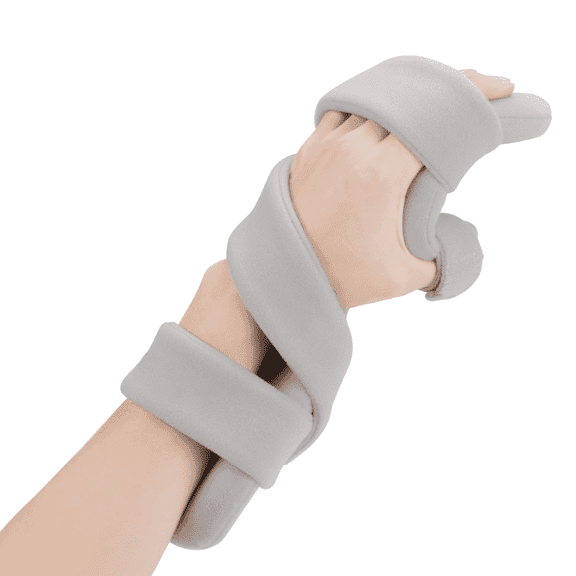 Resting Hand Splints for Straightening Fingers,Carpal Tunnel Wrist Brace Night Immobilizer With Finger Separators for Stroke Rehabilitation,Muscle Atrophy, Dupuytren's Contractures (L)