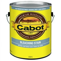 4-Pack of 1 gal Cabot 10241 Natural Driftwood Gray Bleaching Stain 100% Acrylic Finish for Wood