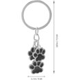 thumbnail image 2 of XYCCA Dog Paw Keychain,Key Rings Pendant Purse Hanging Keychain Decor Car Keys Keychain for Men and Women-0628, 2 of 5