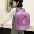 thumbnail image 2 of BTEPSGA Ballet Bag Ballerina Dance Backpack with Separate Shoe Compartment for Dance Bag Gymnastics Latin Dance Yoga Storage Bag (Purple), 2 of 7