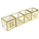thumbnail image 1 of Cajas para Baby Shower Caja de Globos de Bloque de Bebé Transparente Dorado con Letras de Bebé para Decoración de Fondo de Fiesta de Cumpleaños de Baby Shower ANGGREK Otros, 1 of 8