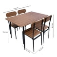thumbnail image 3 of Comedor Mainstays Acabado Nogal Café, 3 of 4