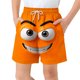 thumbnail image 1 of Pantalones cortos de bolsillo para niños con cordón elástico estampado casual traje de baño pantalones de cinco puntos, 1 of 8