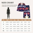 thumbnail image 4 of Honeii Happy Mardi Gras print Women's Pajama Sets Long Sleeve Button Down Sleepwear Nightwear Soft Pjs Lounge Sets-Large, 4 of 7