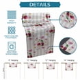 thumbnail image 6 of 4th of July Table Runner 90 Inches, Independence Day Pink Floral Grey Striped Bed Runner Dresser Scarves Tabletop for Indoor Outdoor Parties/Ceremony/Banquet, 13" x 90", 6 of 9
