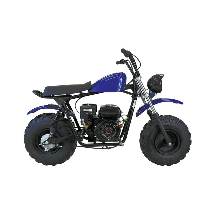 Massimo Mini Bike 200S 7.5HP 196cc Gas Powered Motorcycle Blue