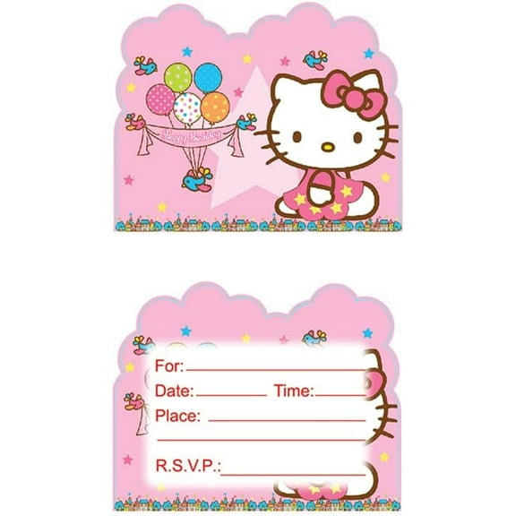 20PCS Birthday Invitations Birthday party supplies decorations (6)$$Home Decor, Kitchen, & Other